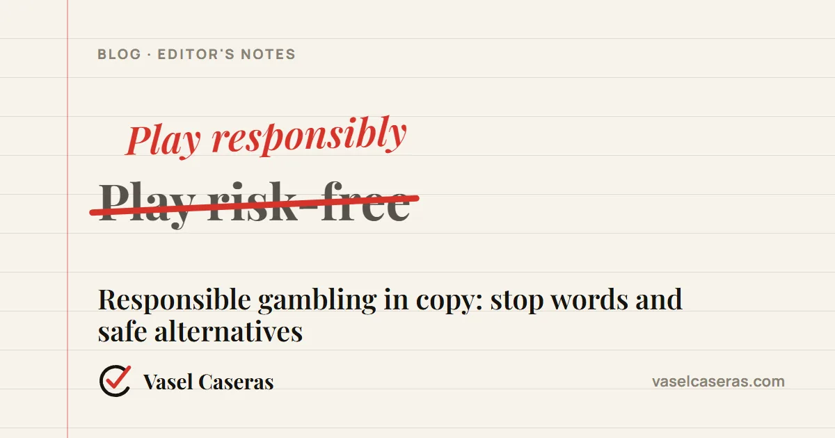 Proofreading edit: “Play risk-free” replaced with “Play responsibly”