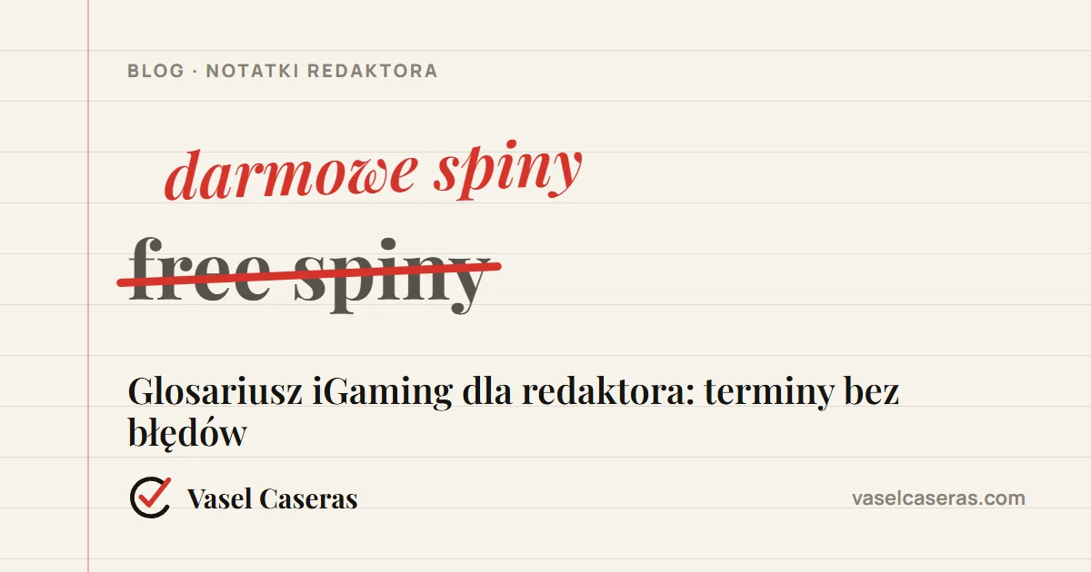 Korekta: „free spiny” poprawione na „darmowe spiny”