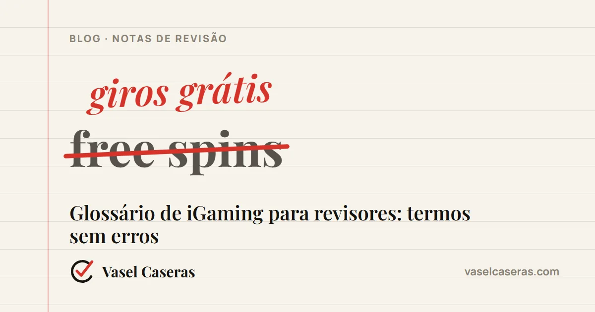 Revisão: “free spins” substituído por “giros grátis”
